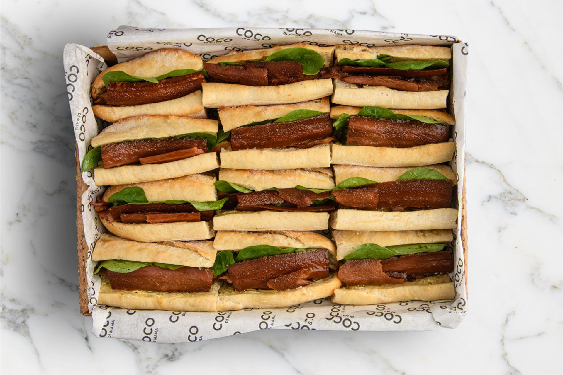 Coco di Mama THIS Isnt bacon baguette