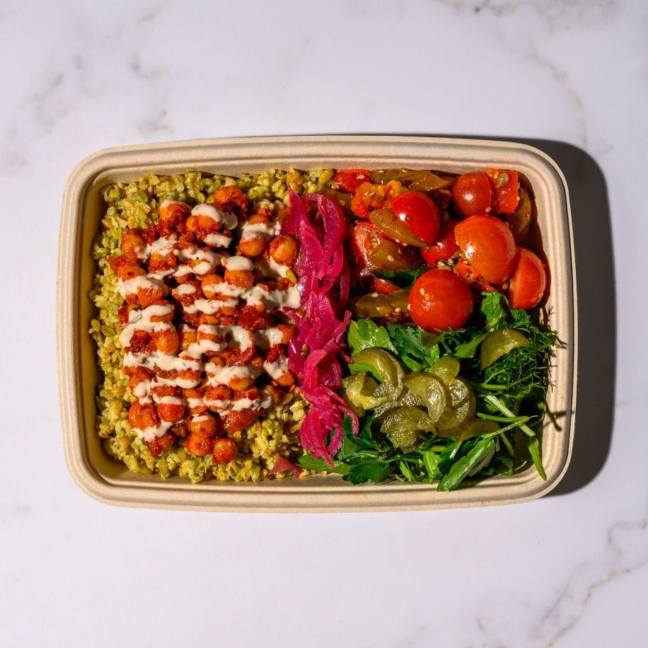 Calabrian Chilli Chickpea Grain Box 