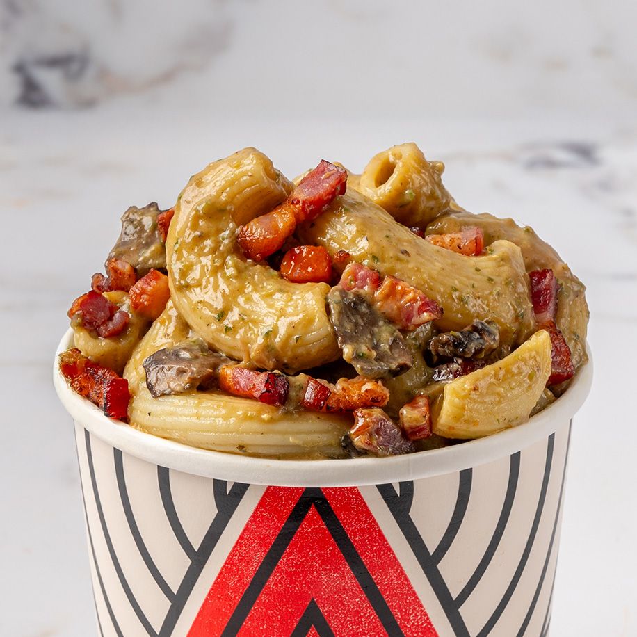 Pancetta, Pesto & Mushroom 